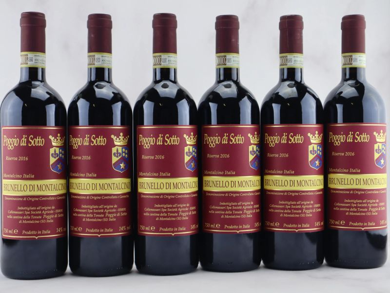 



Brunello di Montalcino Riserva Poggio di Sotto 2016  - Asta Vini Pregiati da una Ricercata Collezione - Pandolfini Casa d'Aste