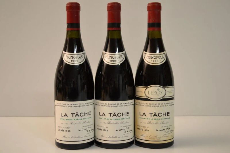 La Tache Domaine de La Romanee Conti  - Asta Vini e distillati da collezione da cantine selezionate - Pandolfini Casa d'Aste
