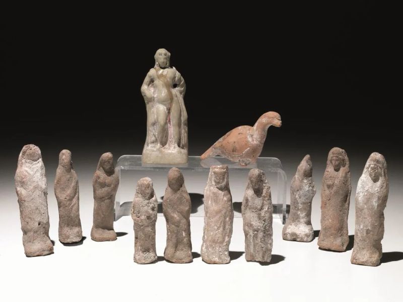 Lotto di dodici statuette votive  - Auction Antiquities - Pandolfini Casa d'Aste