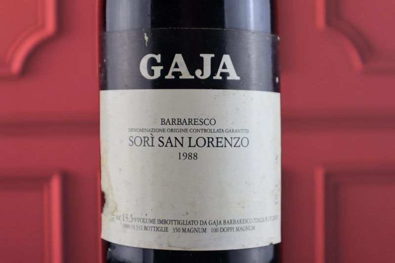 Sorì San Lorenzo Gaja 1988  - Asta Smartwine 2.0 | Spring Classics - Pandolfini Casa d'Aste