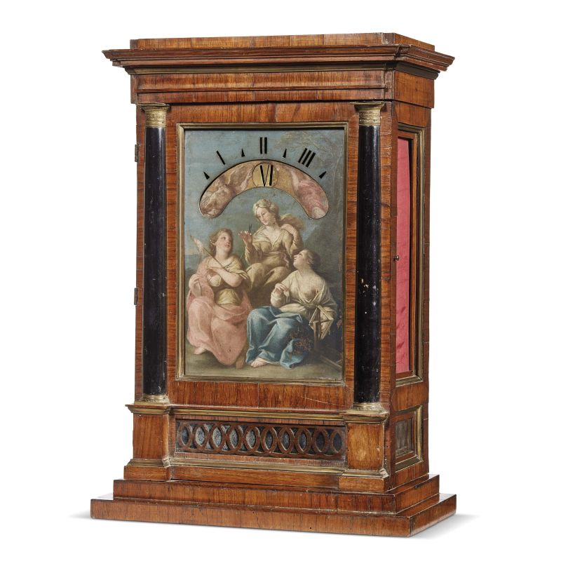 A TUSCAN CLOCK, &quot;EMPIRE&quot; PERIOD  - Auction FURNITURE, OBJECTS OF ART AND SCULPTURES FROM PRIVATE COLLECTIONS - Pandolfini Casa d'Aste