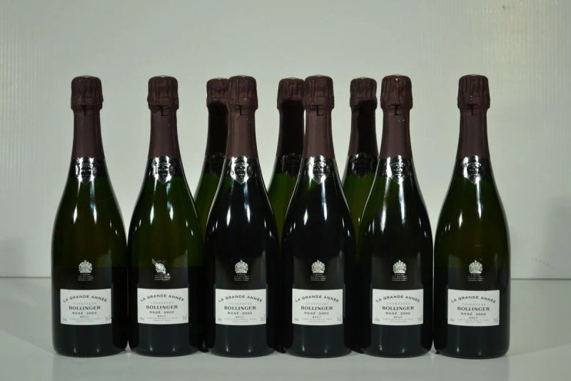 Champagne La Grande Annee Brut Rose Bollinger 2002  - Auction Finest and Rarest Wines - Pandolfini Casa d'Aste