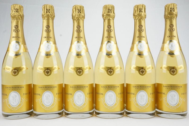      Cristal Louis Roederer 2012   - Asta Il Fascino e l'Eleganza - Un percorso tra i migliori Vini italiani e francesi - Pandolfini Casa d'Aste