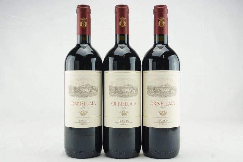 Ornellaia 2018  - Auction THE SIGNIFICANCE OF PASSION - Fine and Rare Wine - Pandolfini Casa d'Aste