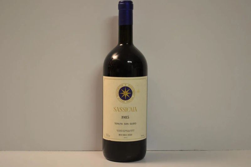 Sassicaia Tenuta San Guido 1985  - Asta Vini da Collezione da Importanti Cantine Private Italiane - Pandolfini Casa d'Aste