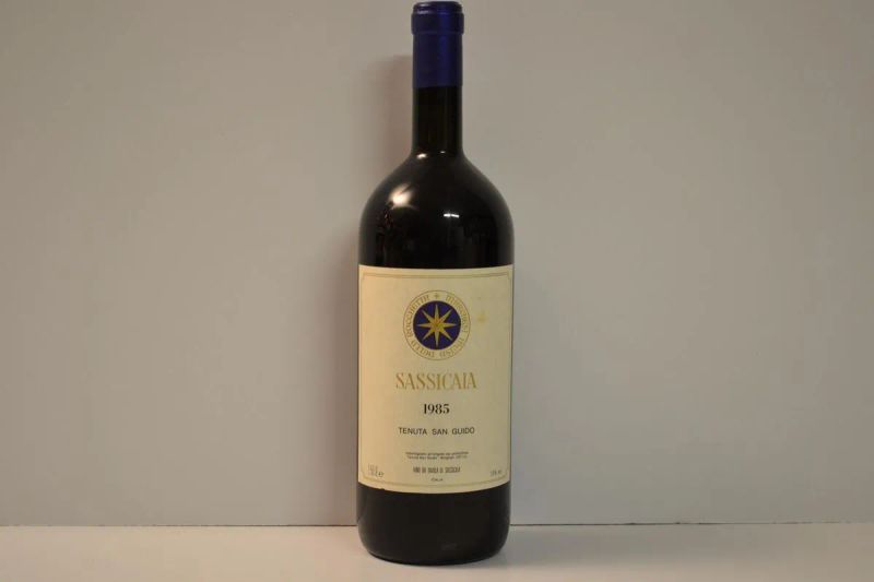 Sassicaia Tenuta San Guido 1985  - Auction Fine Wines from Important Private Italian Cellars - Pandolfini Casa d'Aste