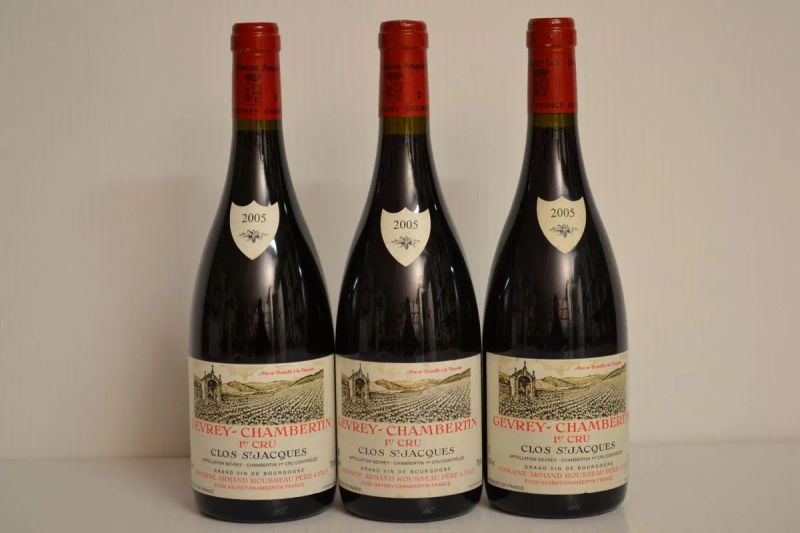 Gevrey-Chambertin Clos St. Jacques Domaine Armand Rousseau 2005  - Auction Finest and Rarest Wines  - Pandolfini Casa d'Aste