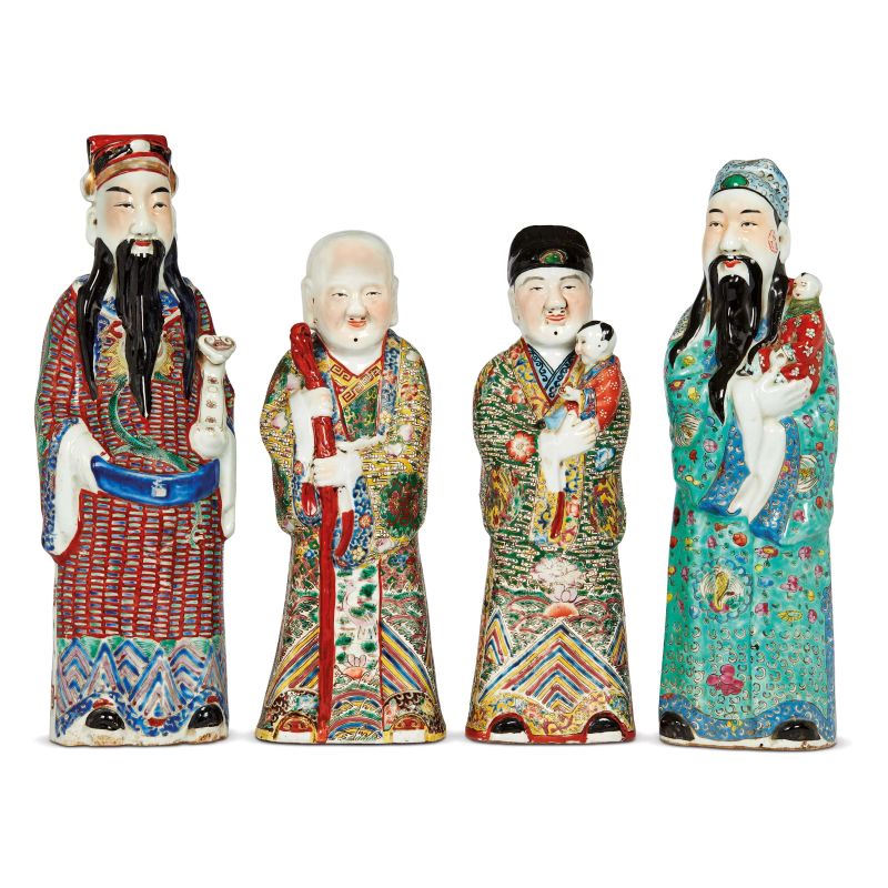 



FOUR PORCELAIN FIGURES, CHINA, 20TH CENTURY.  - Auction Asian Art | 东方艺术 - Pandolfini Casa d'Aste