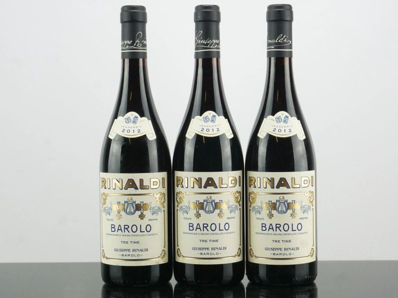 Barolo Tre Tine Giuseppe Rinaldi 2012  - Auction AS TIME GOES BY | Fine and Rare Wine - Pandolfini Casa d'Aste
