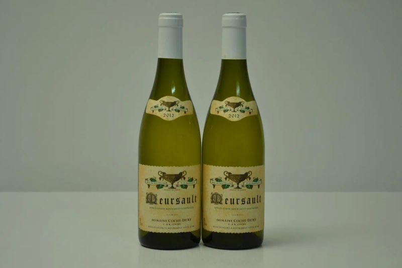 Meursault Domaine J.-F. Coche-Dury 2012  - Asta VINI PREGIATI DA IMPORTANTI CANTINE ITALIANE - Pandolfini Casa d'Aste