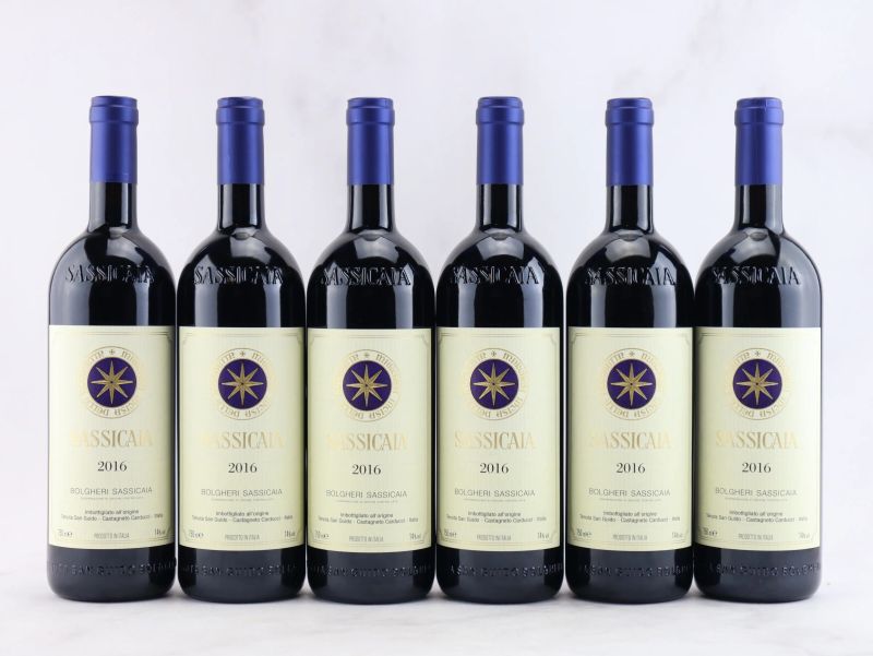 



Sassicaia Tenuta San Guido 2016  - Auction ALCHIMIA - Fine and Rare Wine - Pandolfini Casa d'Aste