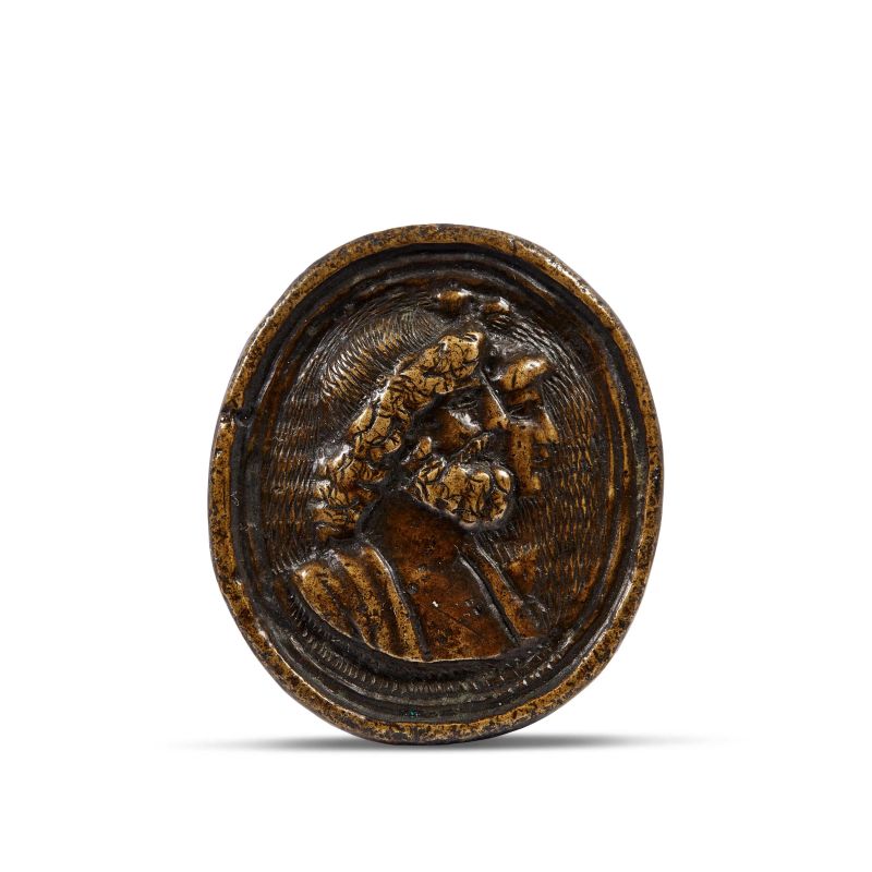 



Central Italy, 16th century, Portraits of Serapis and Isis, bronze  - Auction PLAQUETTES, MEDALS, AND SMALL BRONZE SCULPTURES FROM THE COLLECTION OF MARIO SCAGLIA AND OTHER PROVENANCES - Pandolfini Casa d'Aste