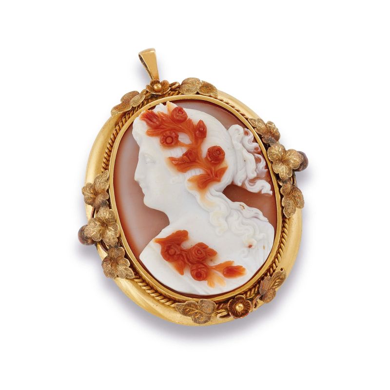 



PENDANT WITH CAMEO  - Auction JEWELS - Pandolfini Casa d'Aste