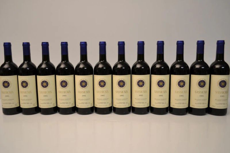 Sassicaia Tenuta San Guido 1995  - Auction Fine Wine and an Extraordinary Selection From the Winery Reserves of Masseto - Pandolfini Casa d'Aste