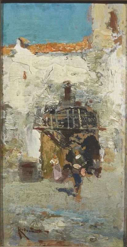 Oscar Ricciardi : Oscar Ricciardi  - Auction ARCADE | 19th to 20th century paintings - Pandolfini Casa d'Aste