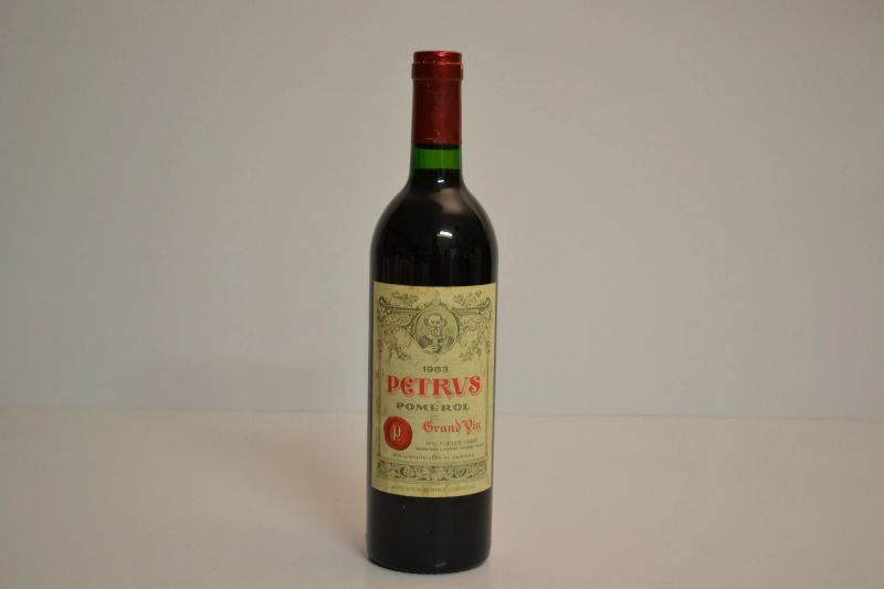 P&eacute;trus 1983  - Auction A Prestigious Selection of Wines and Spirits from Private Collections - Pandolfini Casa d'Aste