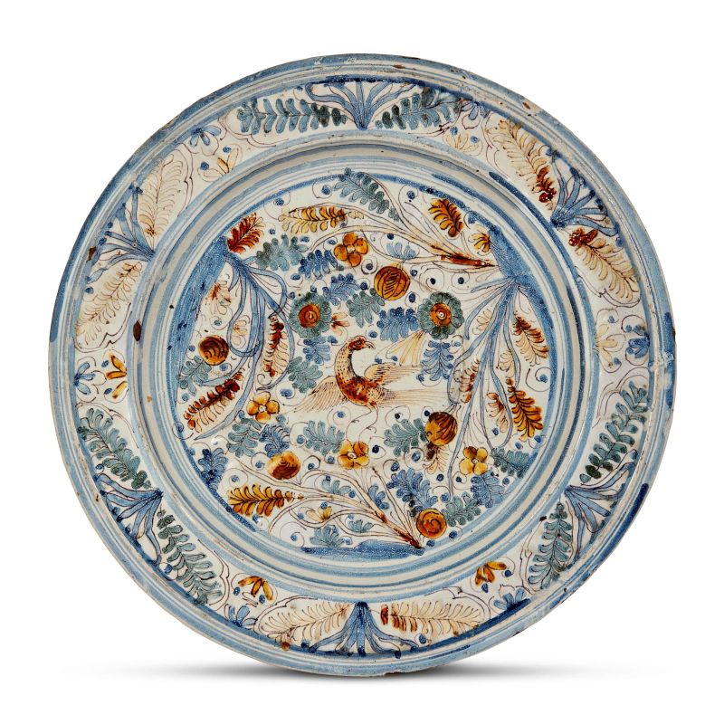 



PIATTO DA PARATA, PAVIA O SAVONA, FINE SECOLO XVII  - Asta CERAMICA. MAIOLICHE E PORCELLANE DAL RINASCIMENTO AL SETTECENTO - Pandolfini Casa d'Aste