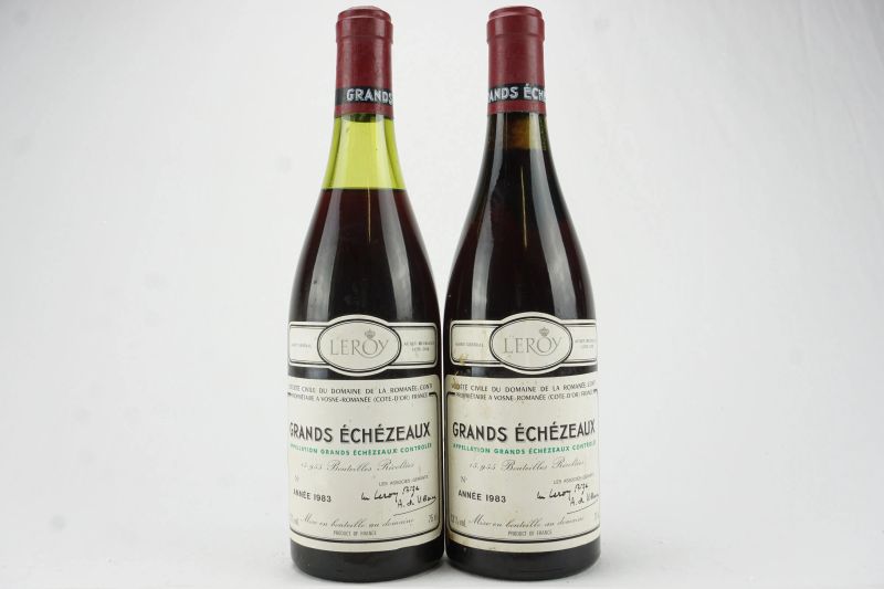      Grands &Eacute;ch&eacute;zeaux Domaine de la Roman&eacute;e Conti 1983   - Auction The Art of Collecting - Italian and French wines from selected cellars - Pandolfini Casa d'Aste