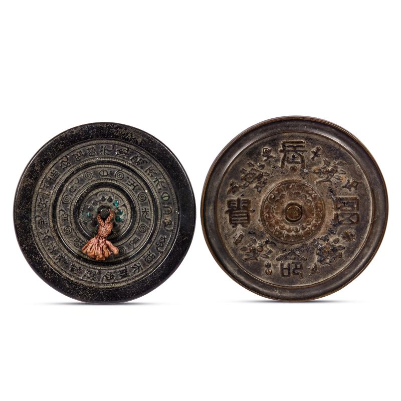 



PAIR OF BRONZE MIRRORS, CHINA, QING DYNASTY, 19TH CENTURY  - Auction Asian Art | 东方艺术 - Pandolfini Casa d'Aste