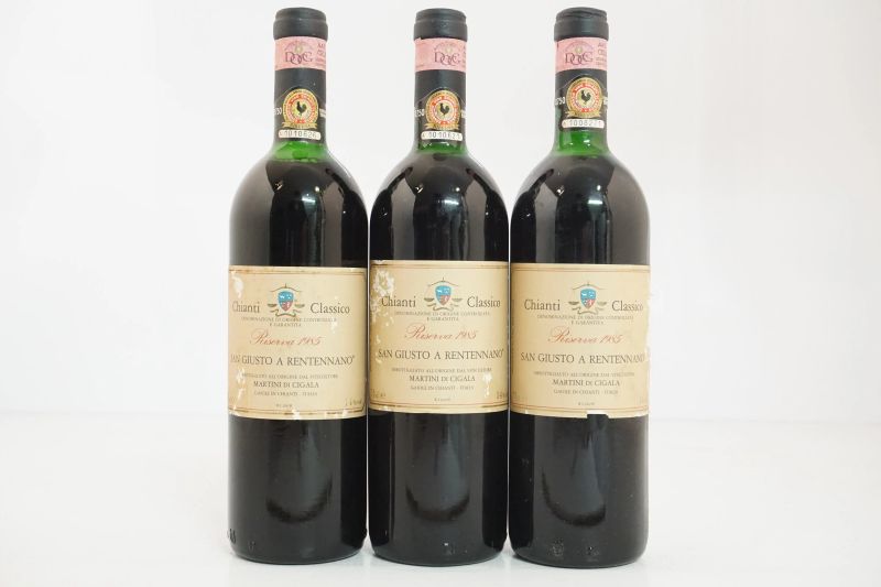      Chianti Classico Riserva San Giusto a Rentennano 1985   - Auction Online Auction | Smart Wine & Spirits - Pandolfini Casa d'Aste