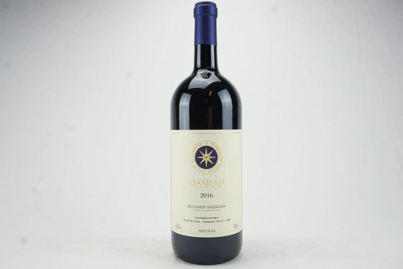      Sassicaia Tenuta San Guido 2016   - Auction The Art of Collecting - Italian and French wines from selected cellars - Pandolfini Casa d'Aste