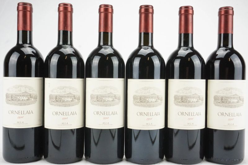      Ornellaia 1998   - Auction Il Fascino e l'Eleganza - A journey through the best Italian and French Wines - Pandolfini Casa d'Aste