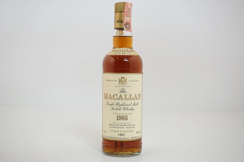 Macallan Special Selection 1965  - Asta VINI PREGIATI E DISTILLATI DA COLLEZIONE - Pandolfini Casa d'Aste