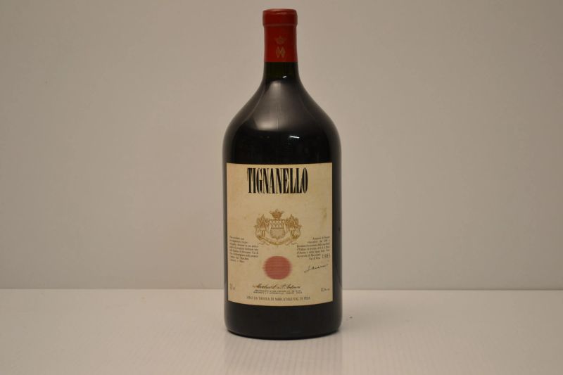 Tignanello Antinori 1983  - Asta Una Straordinaria Selezione di Vini Pregiati da Cantine Italiane - Pandolfini Casa d'Aste