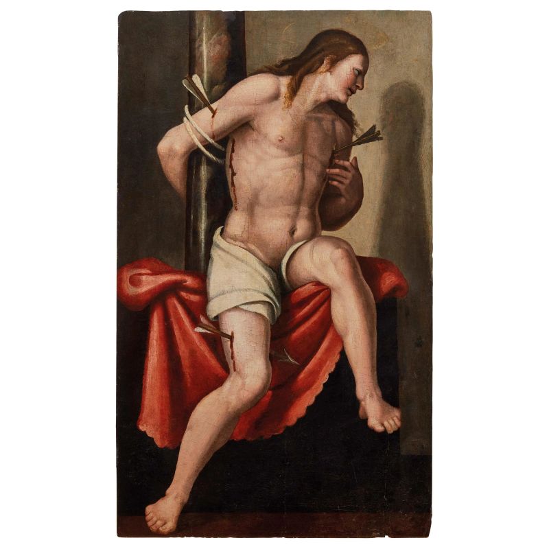 



Pittore romagnolo, inizio sec. XVI  - Asta ARCADE | DIPINTI DAL SECOLO XVI AL XVIII - Pandolfini Casa d'Aste
