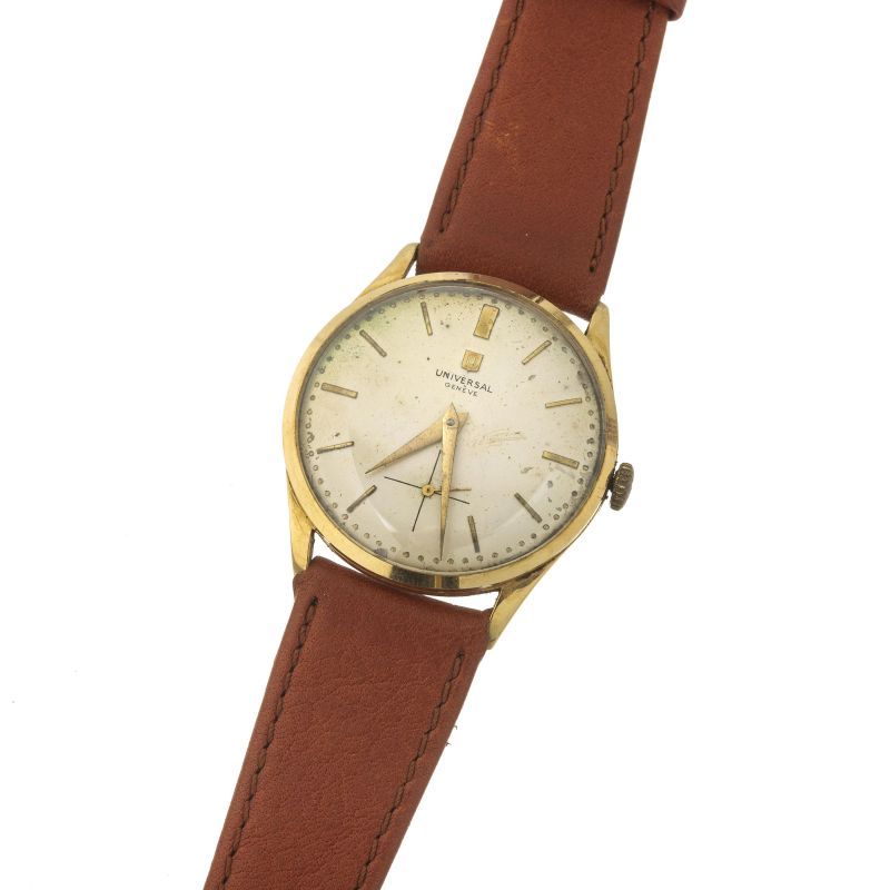 



UNIVERSAL GENEVE YELLOW GOLD WRISTWATCH  - Auction WATCHES - Pandolfini Casa d'Aste