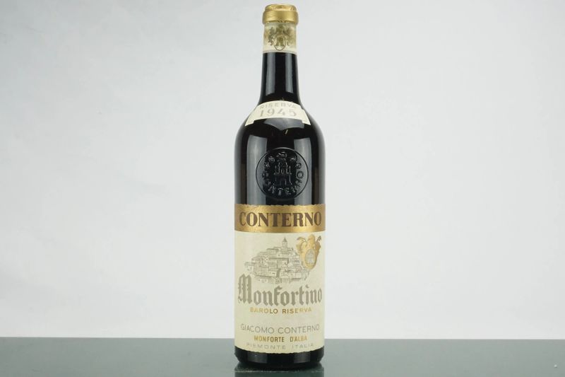 Barolo Monfortino Riserva Giacomo Conterno 1945  - Auction L'Essenziale - Fine and Rare Wine - Pandolfini Casa d'Aste