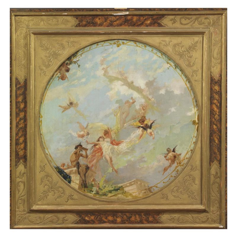 Cesare Maccari :      Cesare Maccari   - Auction 19th century paintings - Pandolfini Casa d'Aste