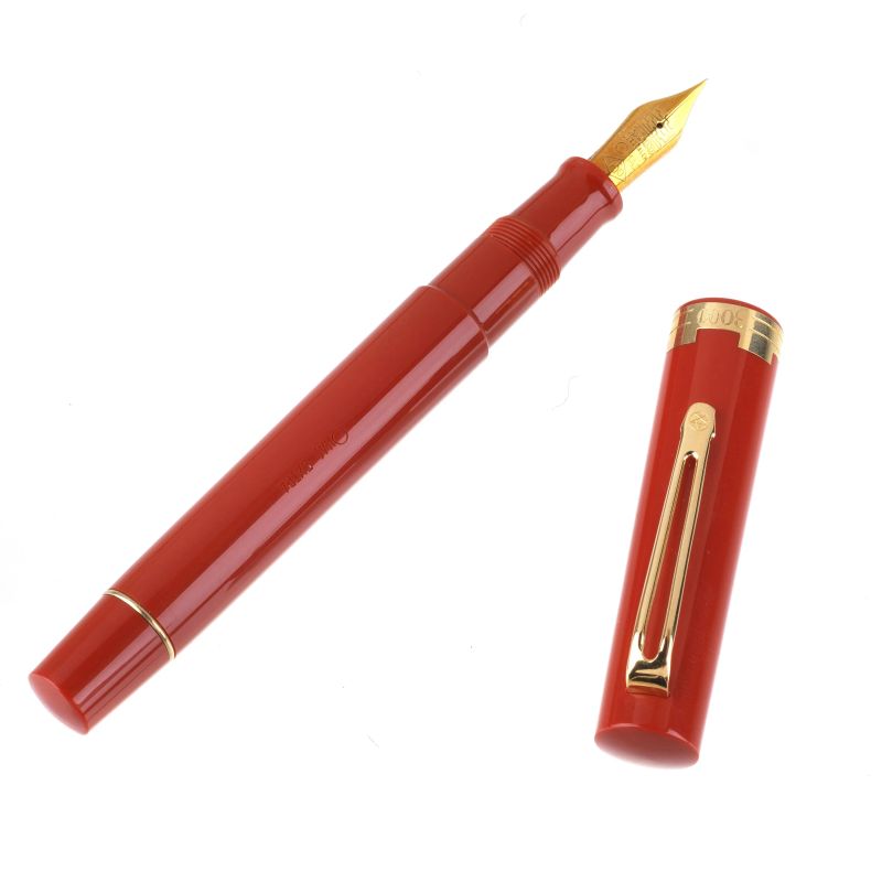 OMAS EXTRA JERUSALEM 3000 RED FOUNTAIN PEN  - Auction TIMED AUCTION | WATCHES AND PENS - Pandolfini Casa d'Aste