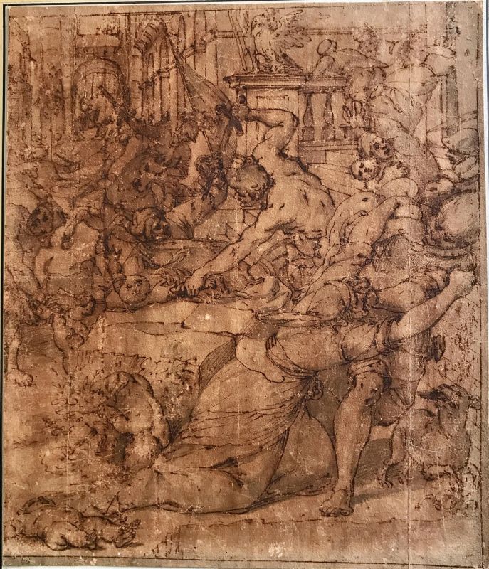  Giovanni Battista Paggi  - Auction Works on paper: 15th to 19th century drawings, paintings and prints - Pandolfini Casa d'Aste