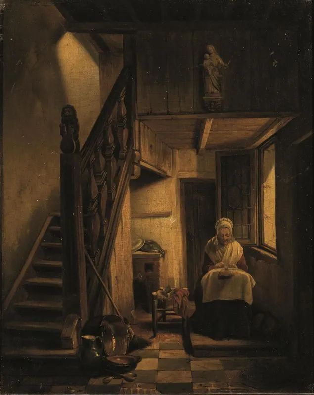 Scuola Olandese del sec. XIX  - Auction Old Master and 19th Century Paintings - Pandolfini Casa d'Aste