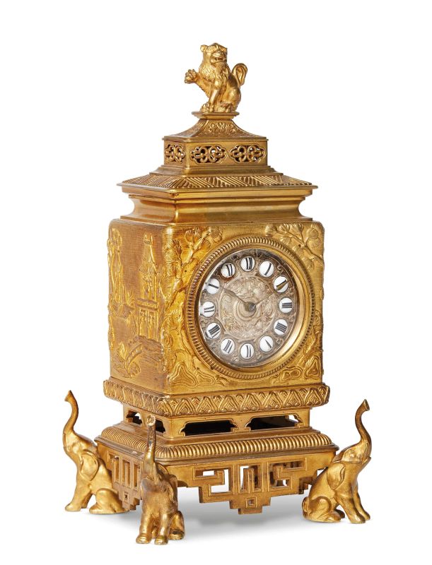      OROLOGIO DA TAVOLO, INIZI SECOLO XX   - Auction Online Auction | Furniture, Works of Art and Paintings from Veneta propriety - Pandolfini Casa d'Aste