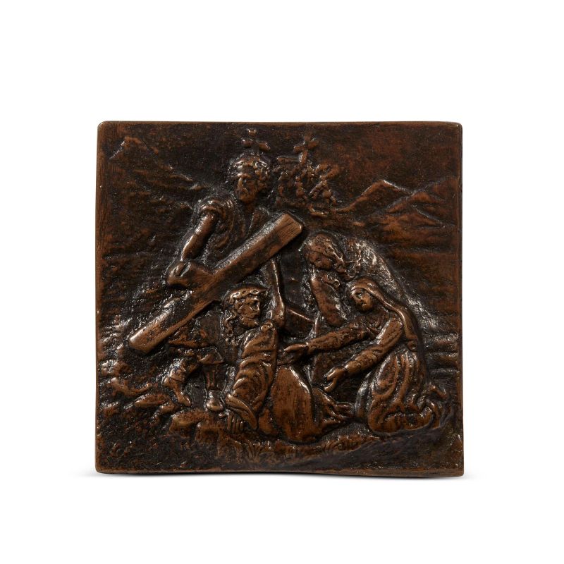 



Northern Italy, 16th century, Jesus, Simon of Cyrene and the Pious Women, bronze  - Auction PLAQUETTES, MEDALS, AND SMALL BRONZE SCULPTURES FROM THE COLLECTION OF MARIO SCAGLIA AND OTHER PROVENANCES - Pandolfini Casa d'Aste
