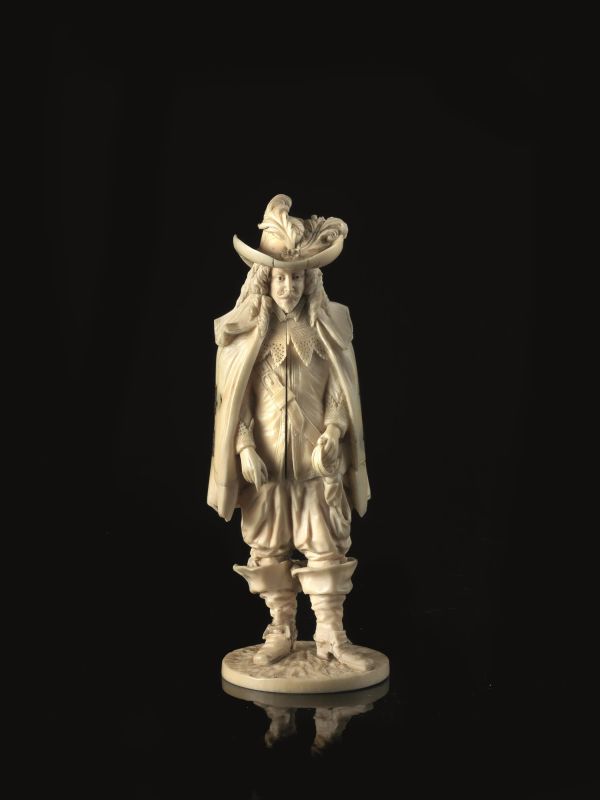 FIGURA, FRANCIA, SECOLO XIX  - Auction Works of Art and Sculptures, Porcelain and Maiolica - Pandolfini Casa d'Aste