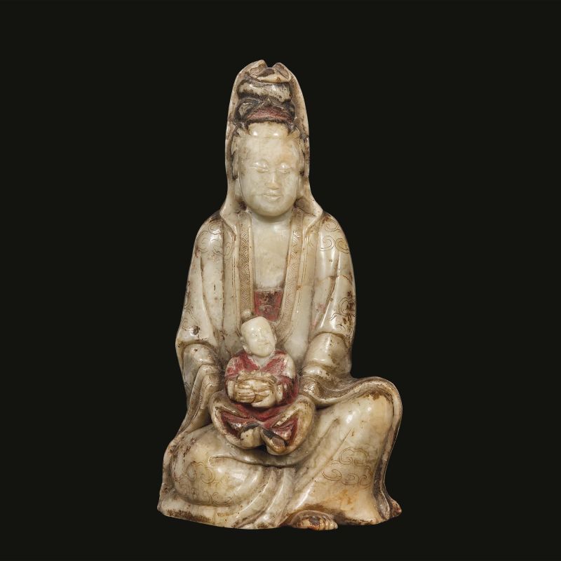 SCULTURA, CINA, DINASTIA QING, SEC.XIX-XX  - Asta Arte Orientale - Pandolfini Casa d'Aste