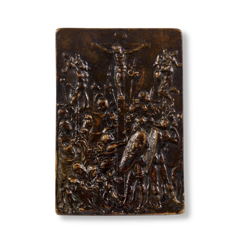 



Galeazzo Mondella, known as Moderno, Crucifixion, bronze  - Auction PLAQUETTES, MEDALS, AND SMALL BRONZE SCULPTURES FROM THE COLLECTION OF MARIO SCAGLIA AND OTHER PROVENANCES - Pandolfini Casa d'Aste