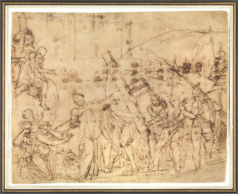 Attribuito a Girolamo Da Carpi  - Auction Works on paper: 15th to 19th century drawings, paintings and prints - Pandolfini Casa d'Aste