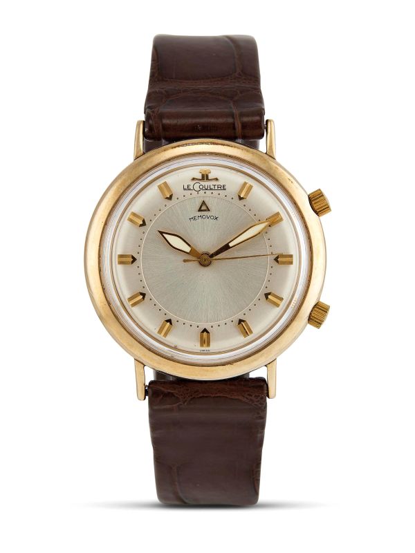JAEGER LE COULTRE MEMOVOX PLACCATO ORO 14KT&nbsp;  - Auction Fine watches - Pandolfini Casa d'Aste