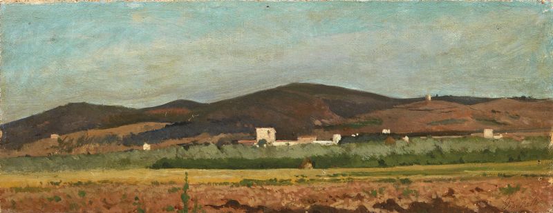 Giovanni Fattori  - Asta DIPINTI DEL SECOLO XIX. I MAESTRI TOSCANI DALLA COLLEZIONE OLSCHKI E DA ALTRE RACCOLTE ITALIANE - Pandolfini Casa d'Aste