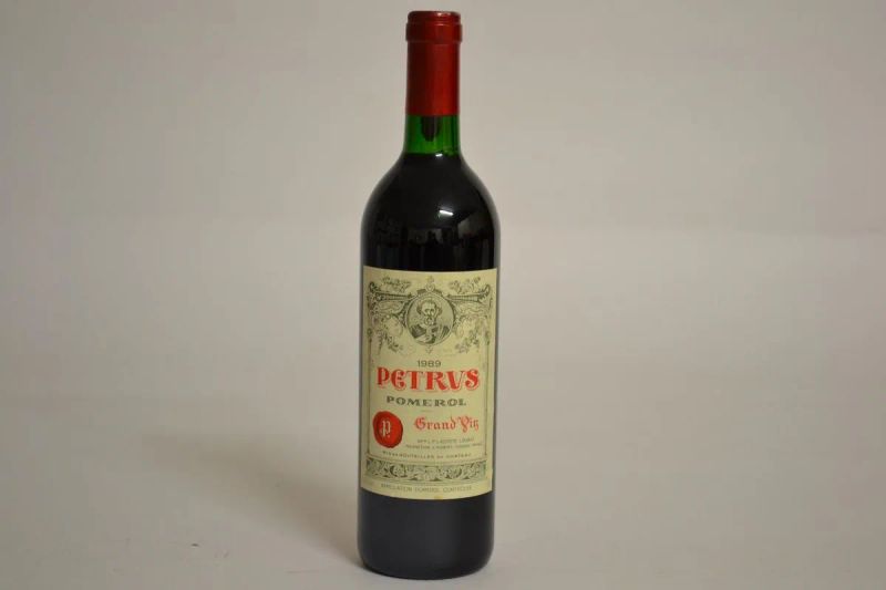 Chateau Petrus 1989  - Auction PANDOLFINI FOR EXPO 2015: Finest and rarest wines - Pandolfini Casa d'Aste