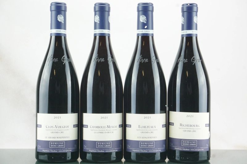 Selezione Domaine Anne Gros 2021  - Auction LA RAFFINATEZZA DELLA COMPLESSITA' - Fine and Rare Wine - Pandolfini Casa d'Aste