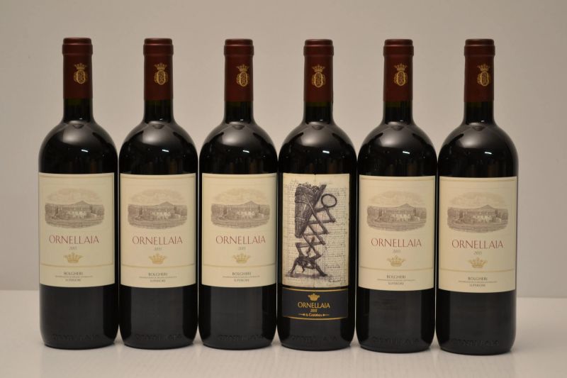 Ornellaia 2015  - Auction An Extraordinary Selection of Finest Wines from Italian Cellars - Pandolfini Casa d'Aste