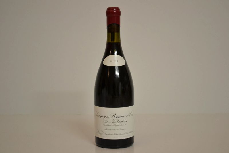 Savigny-les-Beaune Les Narbantons Domaine Leroy 2014  - Asta Una Eccezionale Selezione di Vini e Distillati Internazionali da Collezioni Private - Pandolfini Casa d'Aste