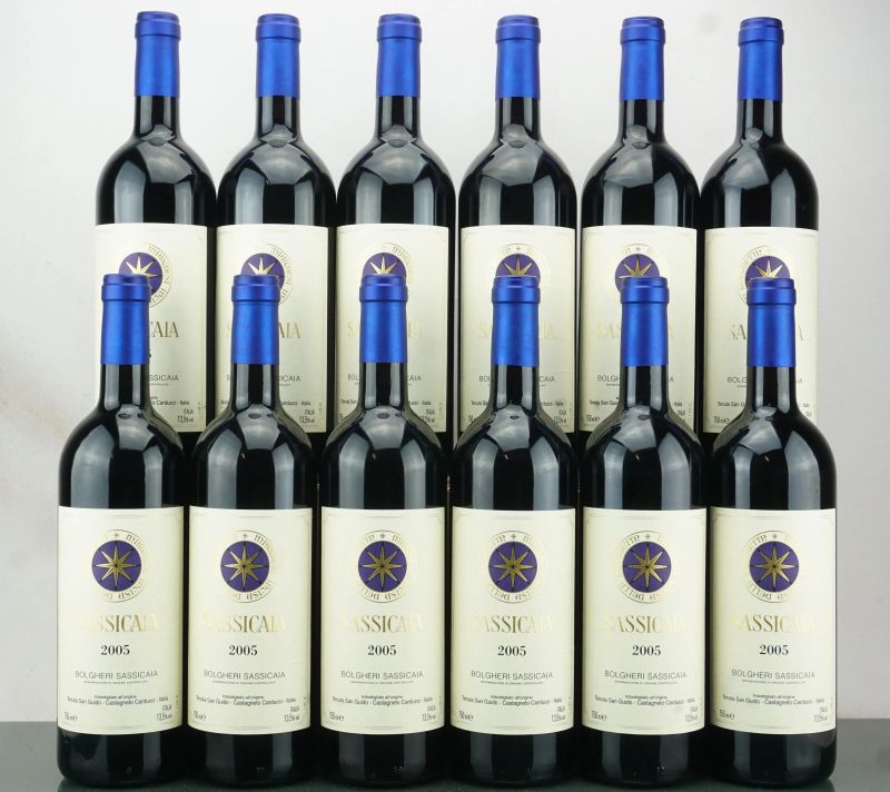 Sassicaia Tenuta San Guido 2005  - Auction LA RAFFINATEZZA DELLA COMPLESSITA' - Fine and Rare Wine - Pandolfini Casa d'Aste