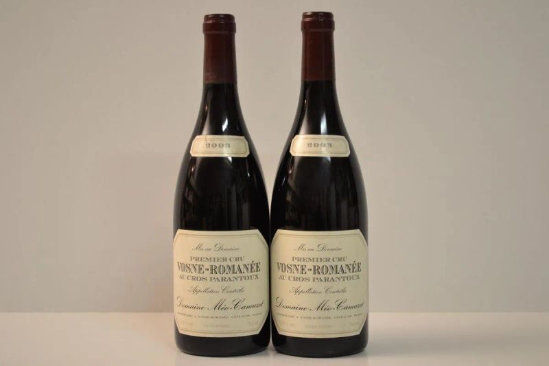 Vosne-Romanee Au Cros Parantoux Domaine Meo Camuzet 2003  - Asta Vini e distillati da collezione da cantine selezionate - Pandolfini Casa d'Aste