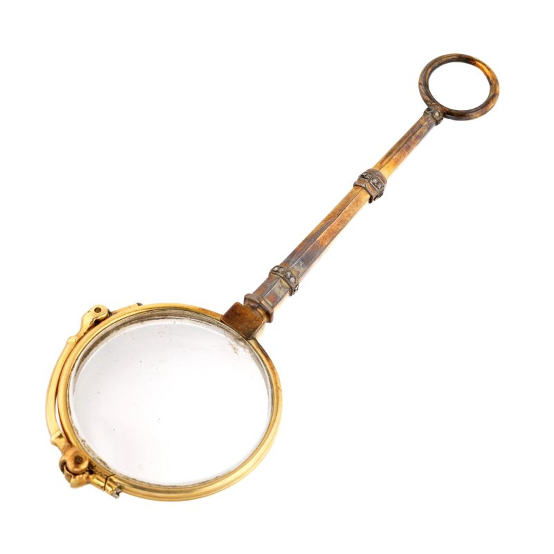 GOLD PLATED LORGNETTE  - Auction ONLINE AUCTION | JEWELS - Pandolfini Casa d'Aste